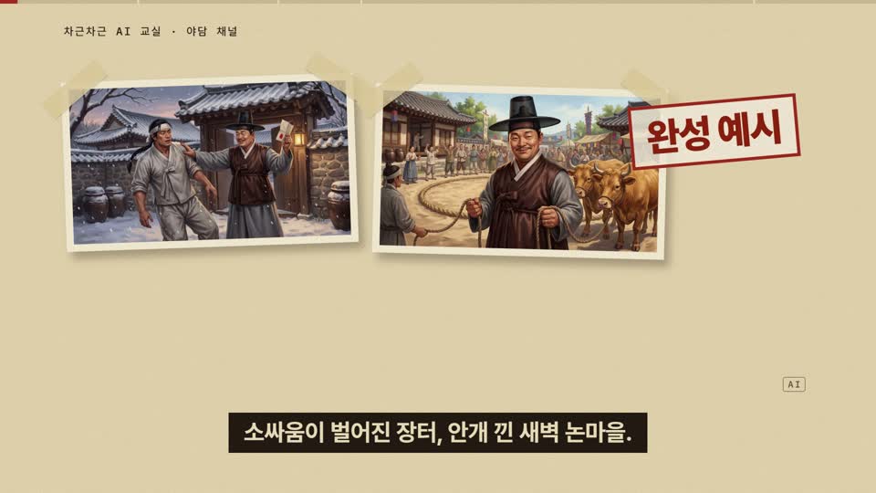 강의 화면 — 시작