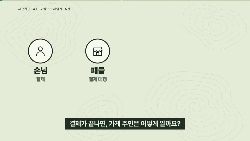 강의 화면 — 시작